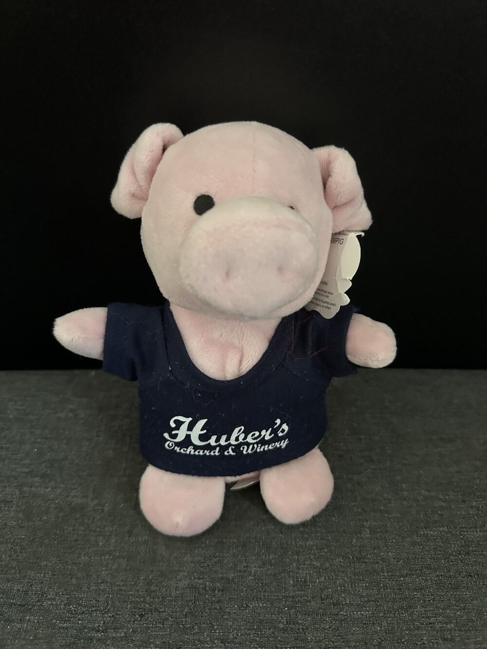 Chelsea Teddy Bear Co Pig Plush Huber’s Orchard Winery Bean Bag Buddies 9”